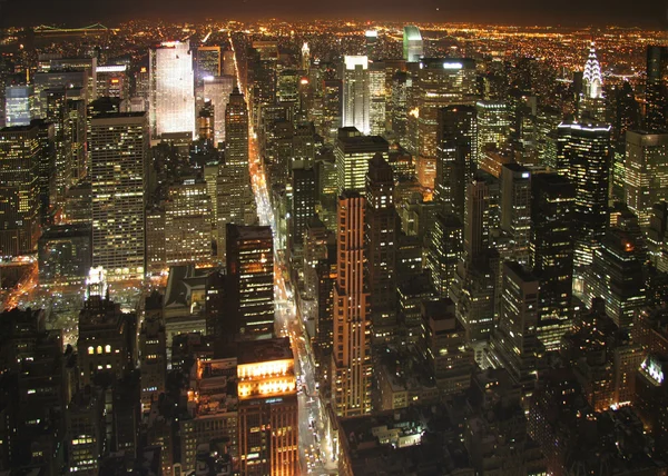 New York at Night — Stock Photo, Image