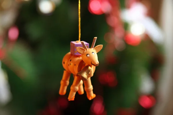 Ornamento de Natal de renas — Fotografia de Stock