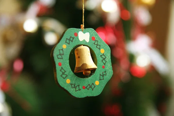 Campana ornamento di Natale — Foto Stock