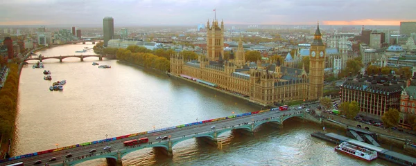 Aerial Big Ben — Stock Photo, Image