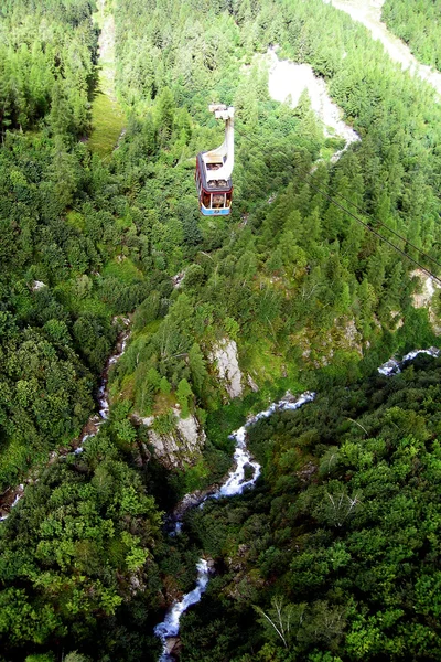 ไปสูงใน Chamonix — ภาพถ่ายสต็อก