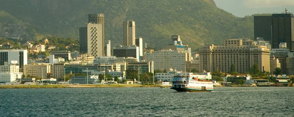 Barco de balsa "Barca" Rio Niteroi — Fotografia de Stock