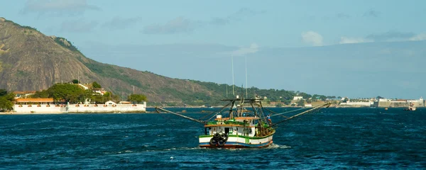 在里约热内卢捕鱼 — 图库照片