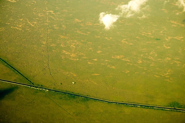 Everglades uit hemel — Stockfoto