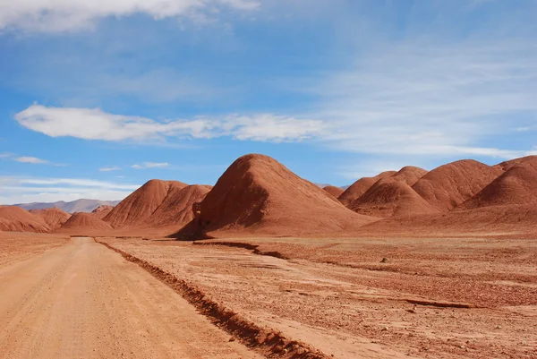 stock image Red Desert Road and Hills