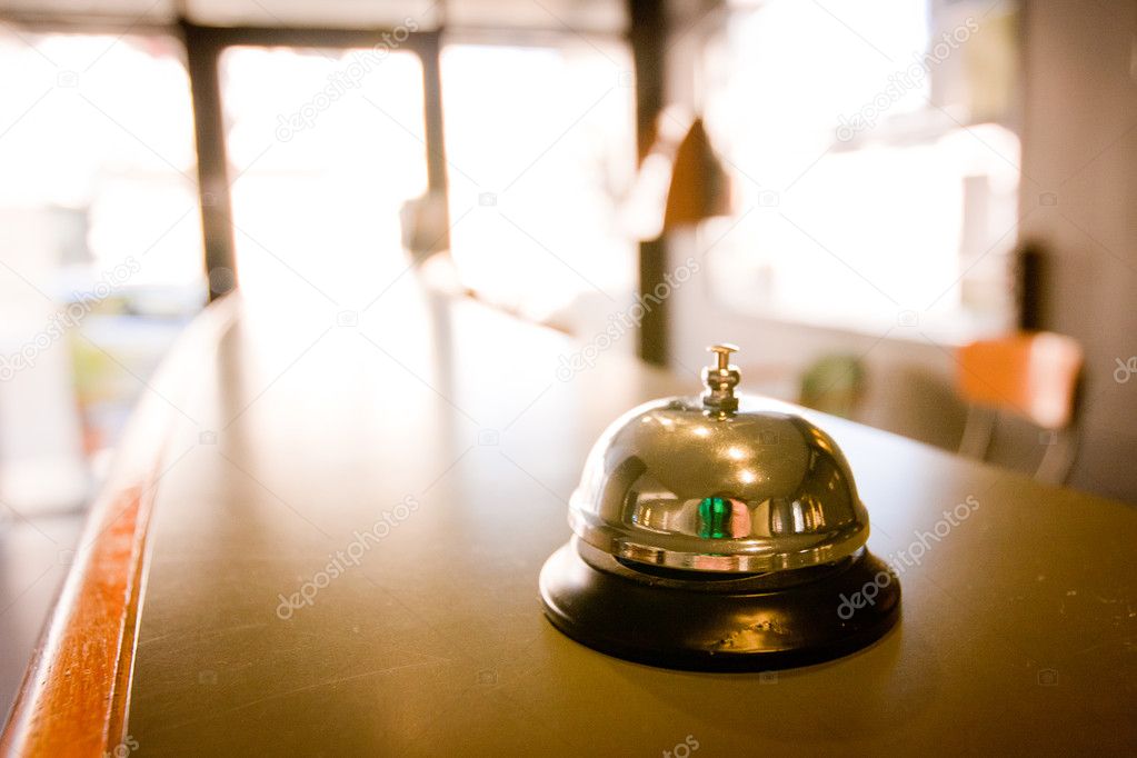 Bell in a Hotel Reception Counter