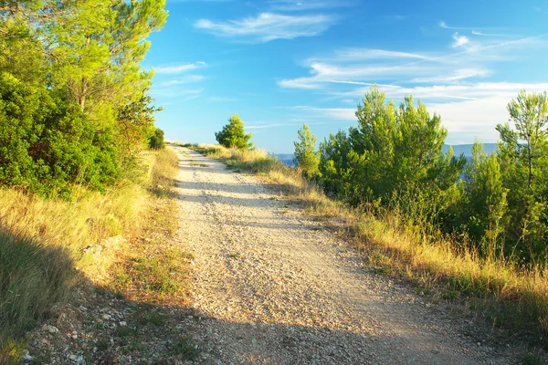 stock image The journey from Makarska along the Croatian coast.