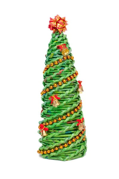 针织的圣诞树 — 图库照片
