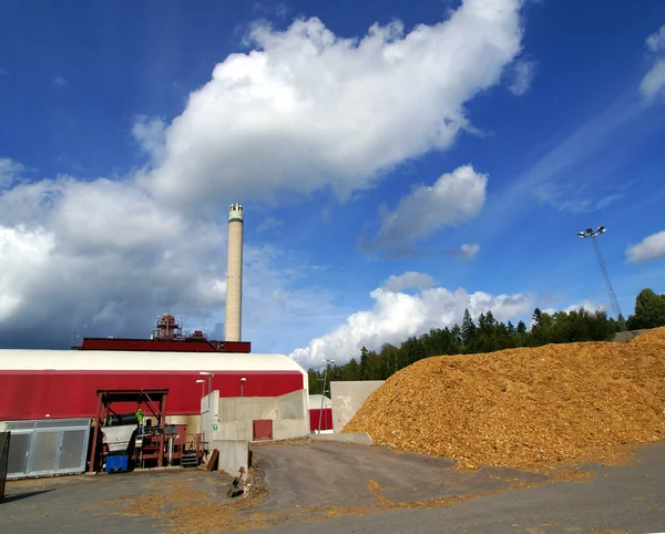 바이오 연료 발전소 — 스톡 사진