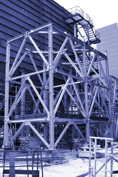 Construção de sceleton de metal — Fotografia de Stock