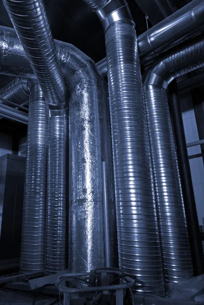 Tubos de ventilación de aire acondicionado — Foto de Stock