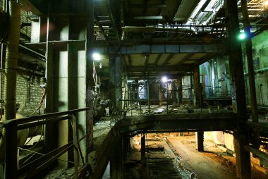 eski terk edilmiş fabrika