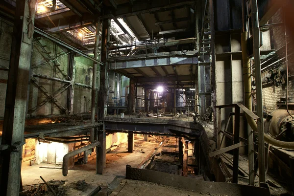 Staré opuštěné továrny — Stock fotografie