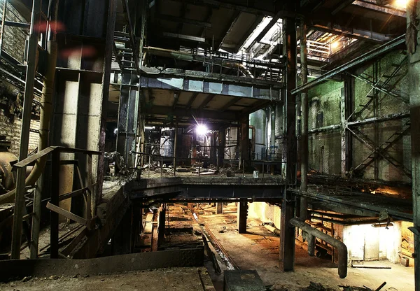Eski terk edilmiş fabrika — Stok fotoğraf
