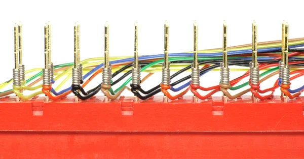 Iletişim kablo konektörü — Stok fotoğraf