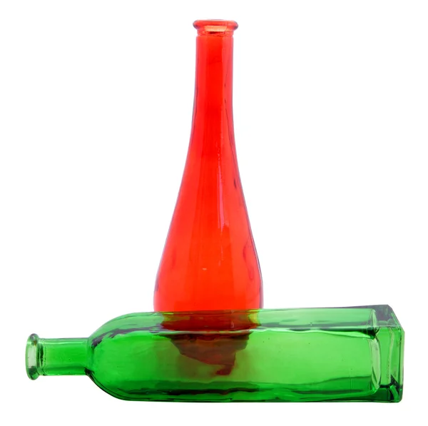 Inredda flaskor — Stockfoto