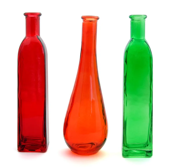 Three bottles — Stock Photo, Image