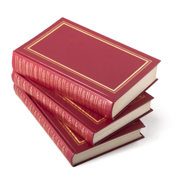 Tři Červená kniha — Stock fotografie