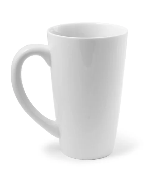 Большая белая чашка — стоковое фото