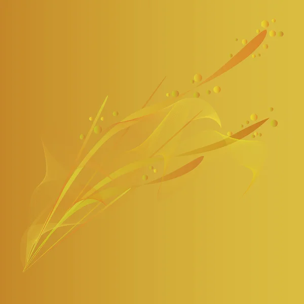 Abstracte achtergrond geel-oranje voor ontwerp — Stockvector