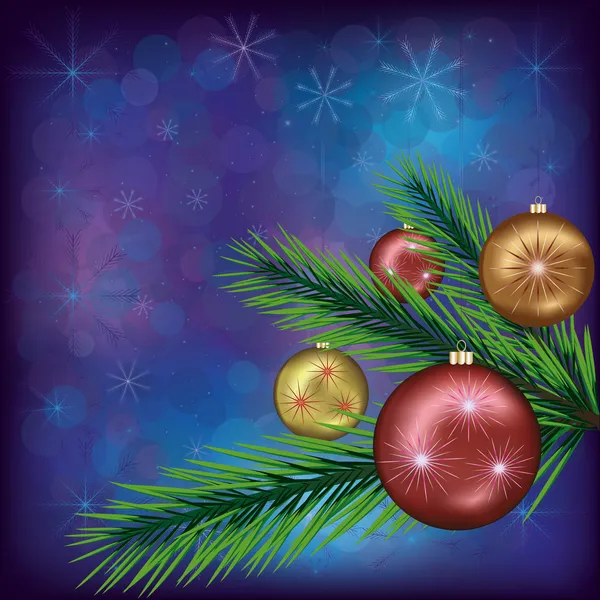 Kleurrijke Kerstmis achtergrond. EPS 10 — Stockvector
