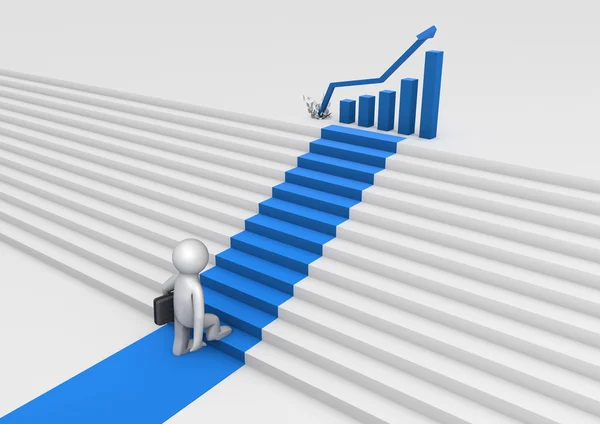 Staircase to success — Stock Photo, Image