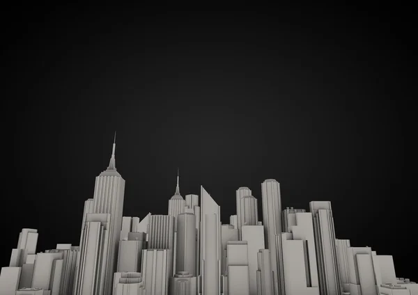 Abstrakter Hintergrund der Stadt — Stockfoto