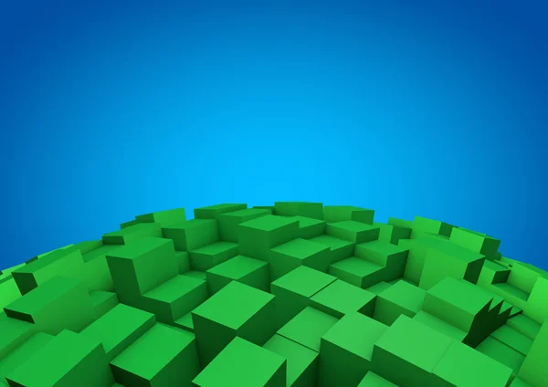 Абстрактний фон куб — стокове фото