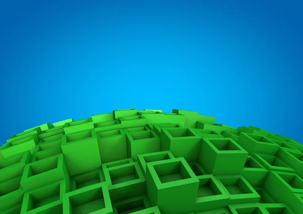 Contexto do cubo abstrato — Fotografia de Stock
