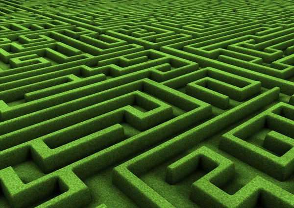 Zöld labirintus — Stock Fotó