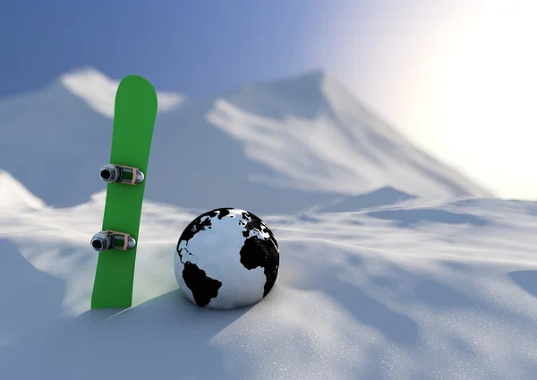 stock image World competition snowboarding