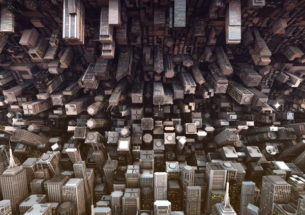 Abstraktní město — Stock fotografie