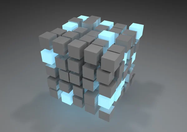 Cubo abstracto — Foto de Stock