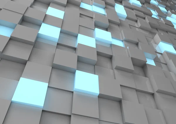Abstrakt kub vägg — Stockfoto