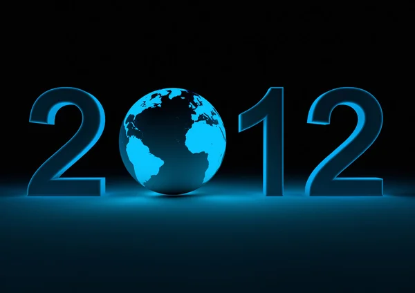 2012 with the earth — Stock Photo, Image