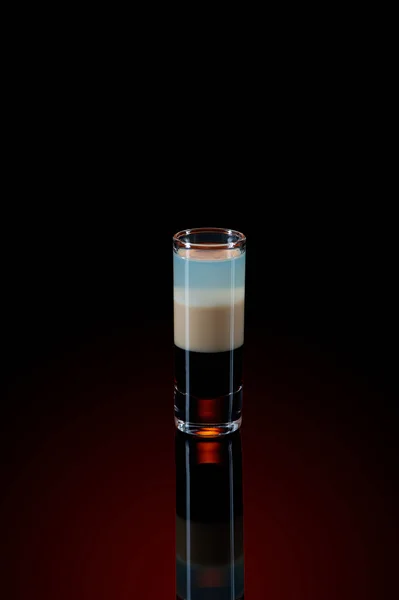 Layered Cocktail Shooter — Stockfoto