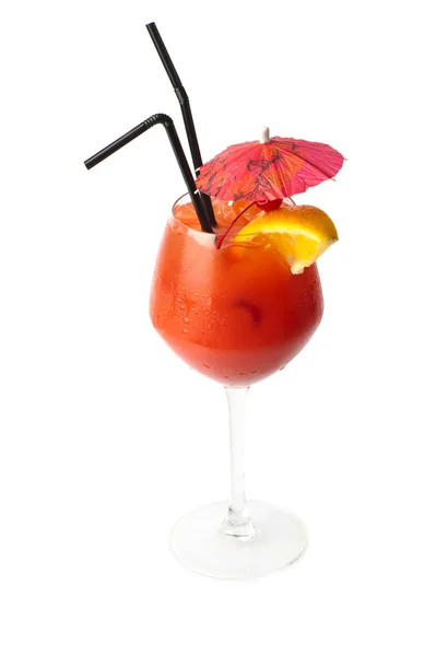 Cocktail all'arancia con decorazioni — Foto Stock