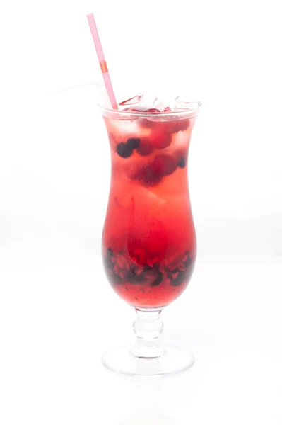 Cocktail mit Beere — Stockfoto