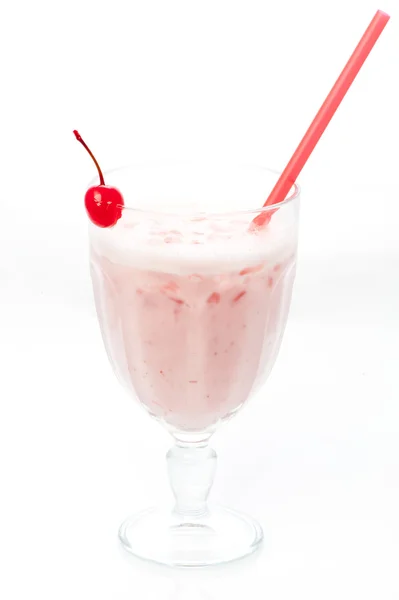 Milk shake with decoration — Stock Photo, Image