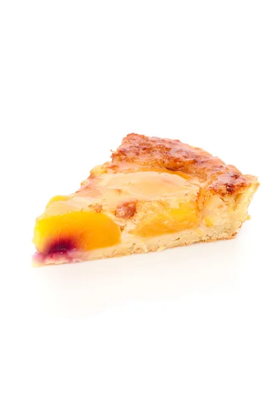 Персик пиріг — стокове фото
