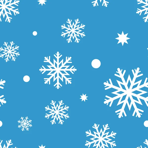 Flocons de neige blancs — Image vectorielle