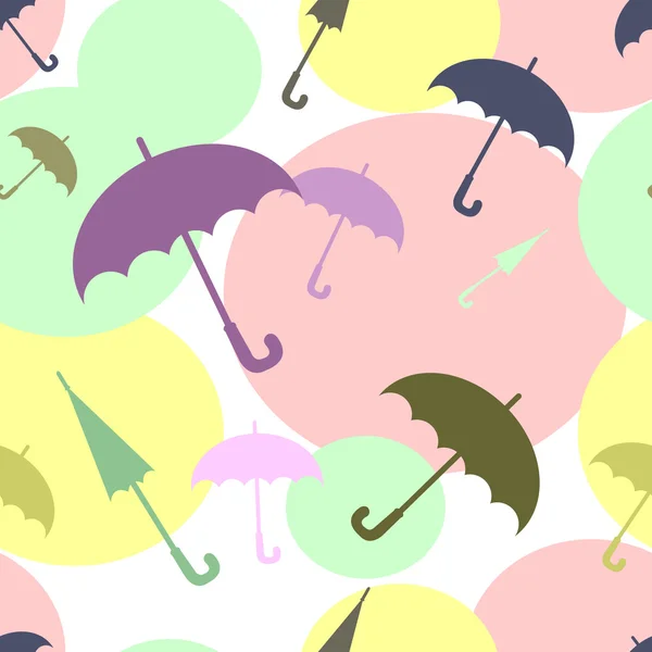 Guarda-chuvas multicoloridos — Vetor de Stock