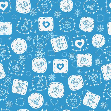 Seamless winter pattern2 clipart