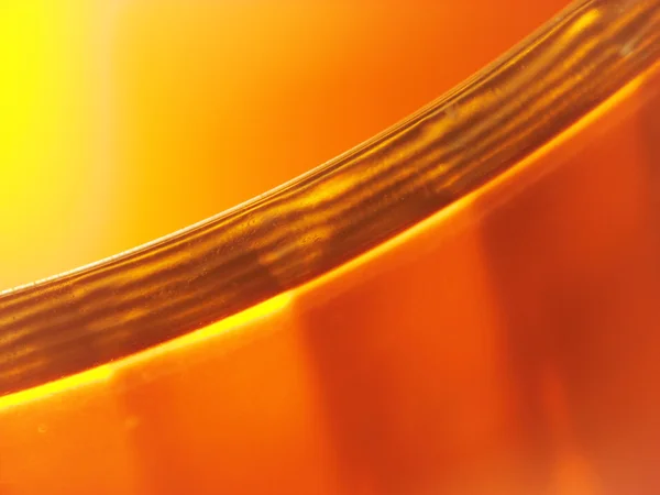 Vidro laranja — Fotografia de Stock