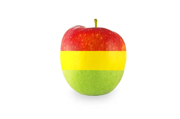 Colorful apple — Stock Photo, Image
