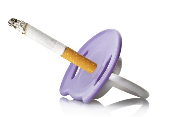Concepto no fumar en el embarazo — Foto de Stock