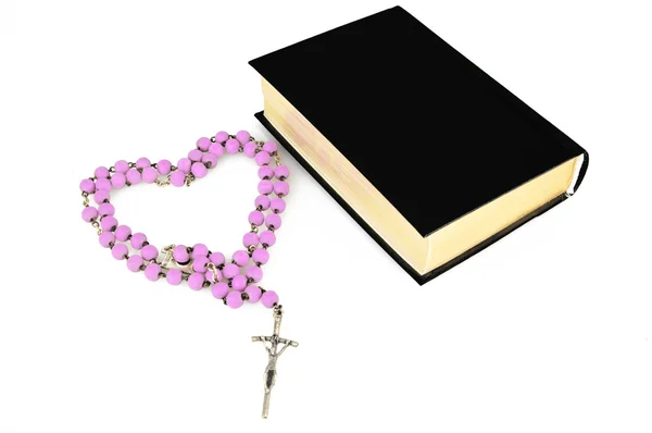 Bíblias e rosários — Fotografia de Stock
