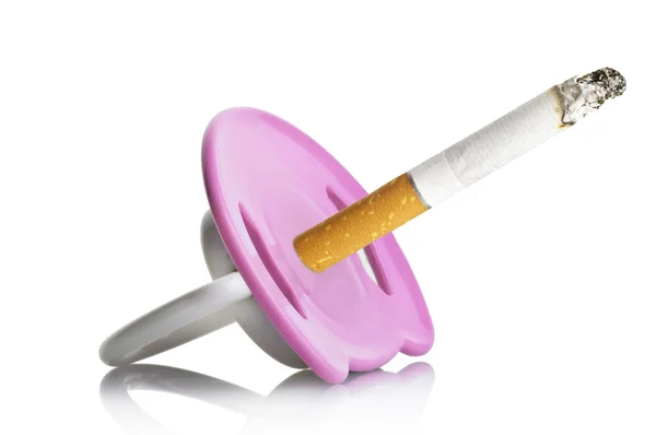 Koncept nekouří v těhotenství — Stock fotografie