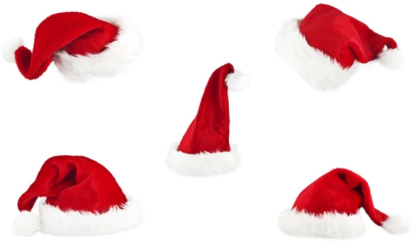 Set di cappello rosso Babbo Natale — Foto Stock
