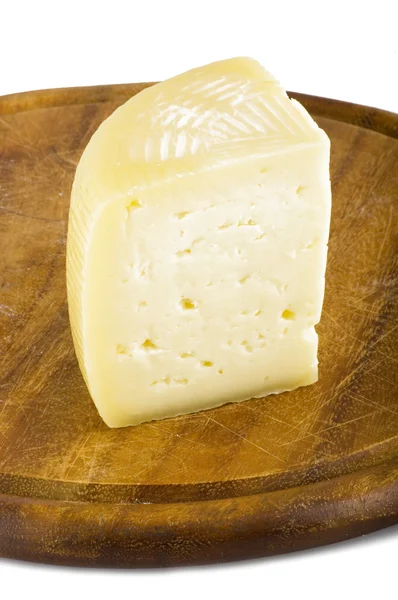 Un trozo de queso italiano — Foto de Stock